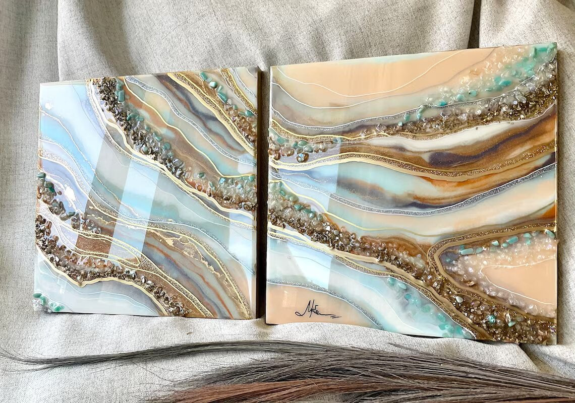 Jupiter Skies Resin Wall Art - Ann Taylor Creation and Designs