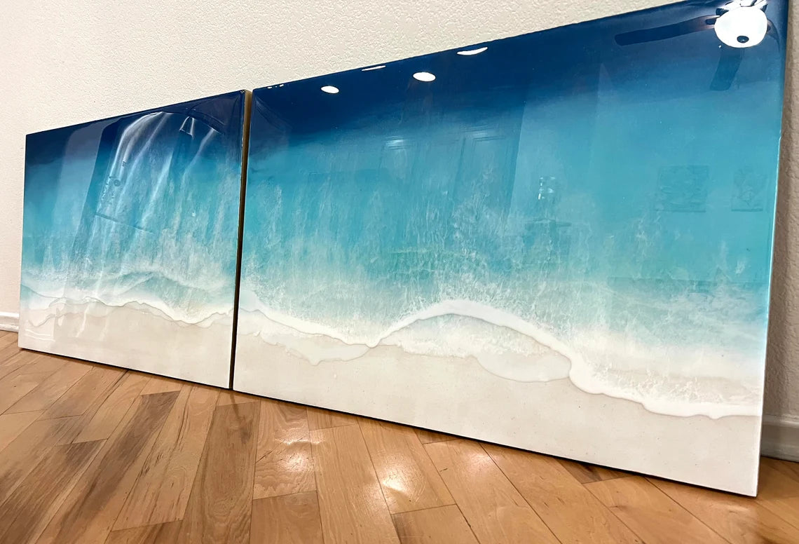 Resin Ocean Wall Art - Ann Taylor Creation and Designs