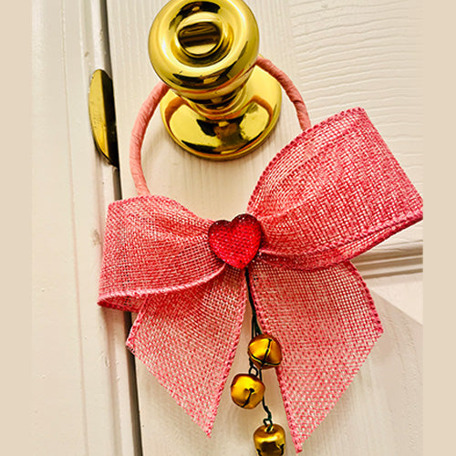 Pink Bow Door Hanger