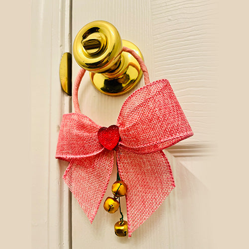 Pink Bow Door Hanger