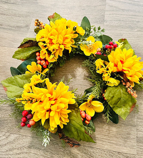 Yellow Floral Centerpiece Ann Taylor Creation and Designs